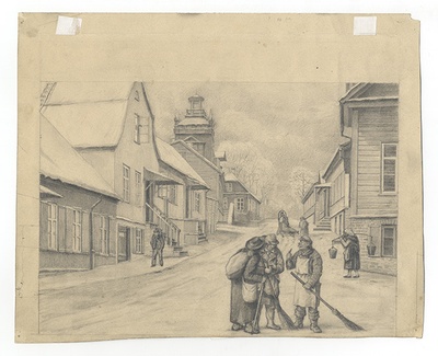 Zur Mühlen, Rudolf v. "Tähtvere Street"  duplicate photo
