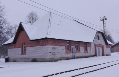 Nõo station building rephoto