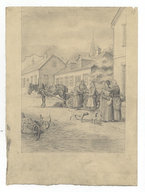 Zur Mühlen, Rudolf v. "Shop on Tartu Street"