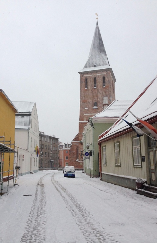 Tartu Jaani Church and Jaani Street rephoto