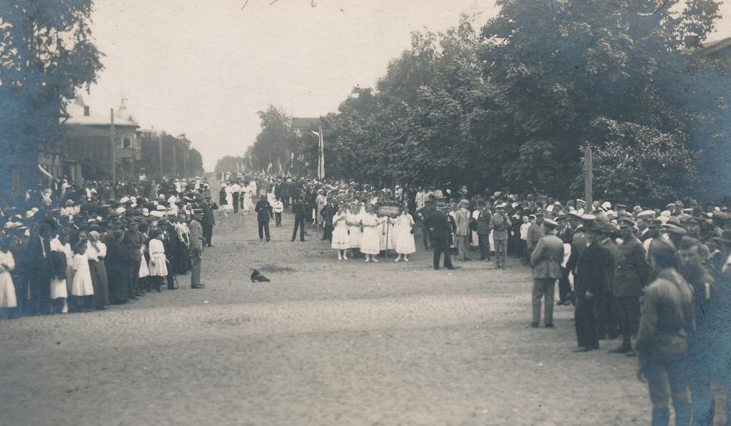Alutaguse laulupeo rongkäik 1922.a.