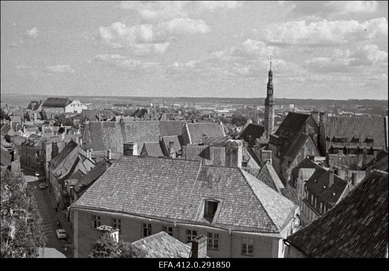 Vanalinna panoraam Toompealt. (suvine päev).