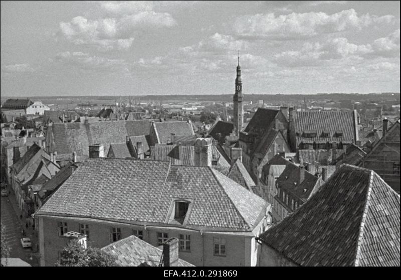 Vanalinna panoraam Toompealt. (suvine päev).