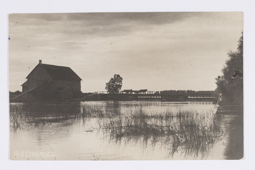 Parvei saeveski 1930. aastatest (endine Uue-Põltsamaa saeveski).