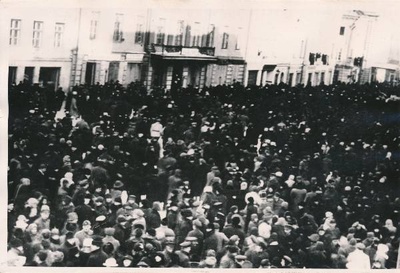 Töölisliikumine. Eesti-Vene rahulepingu allakirjutamise ja iseseisvuse tunnistamise mälestuspäev. Tartu, 19.02.1921.a.  duplicate photo