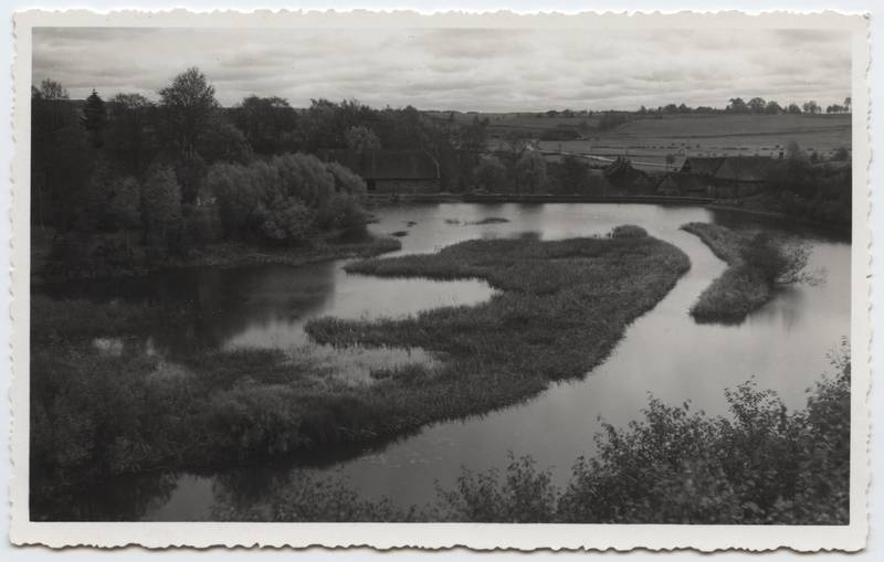 fotopostkaart, Viljandi, Kösti järv, u 1920, foto M. Teng