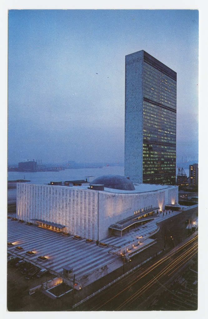 USA. New York. Vaade ÜRO peahoonele