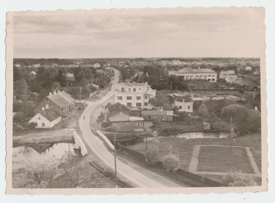 Vaade Rapla keskusele 1957  duplicate photo