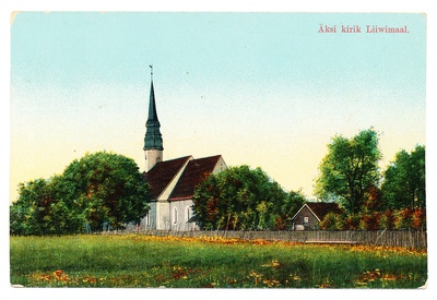 Äksi kirik Liiwimaal  duplicate photo