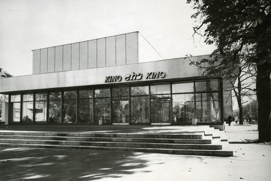 Kino "Eha" Tallinnas, eestvaade. Arhitekt Tiit Hansen