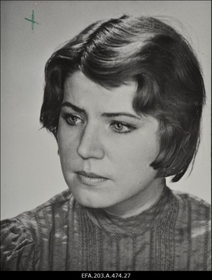 Klenskaja, Maria - näitleja. Mängufilmi Kõrboja peremees Anna osatäitjaks soovija.  duplicate photo