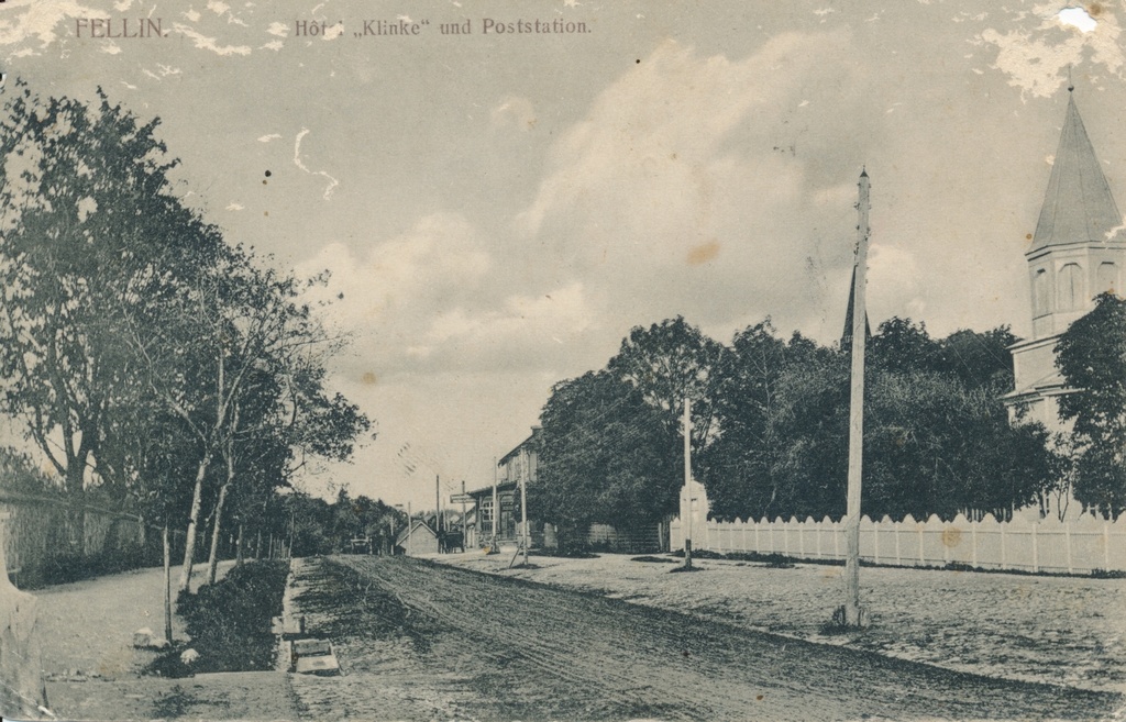 trükipostkaart, Viljandi, Vaksali tn 2, Vene kirik u 1905