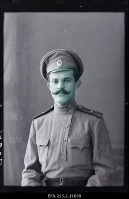 Tsaariarmee sõjaväelane Lõsenko.  duplicate photo
