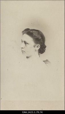 Fanny von Wahl, portreefoto  duplicate photo