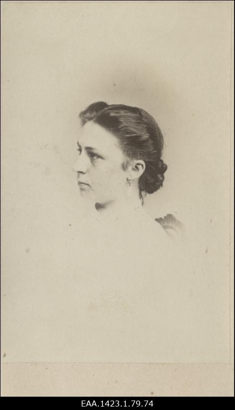Fanny von Wahl, portreefoto