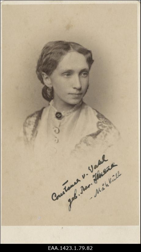 Constance von Wahl, portreefoto