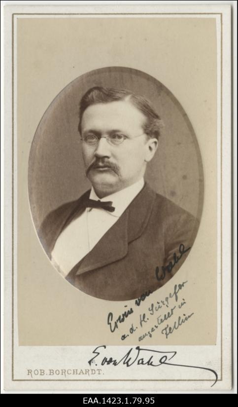 Erwin von Wahl, portreefoto
