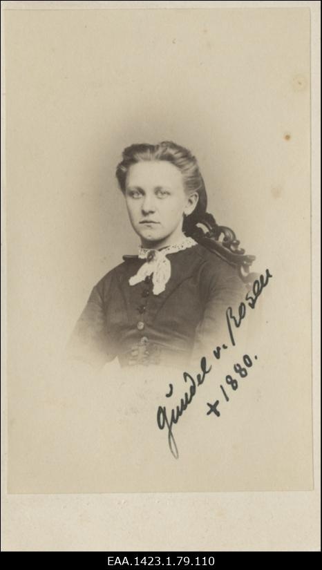 Gundel von Rosen, portreefoto