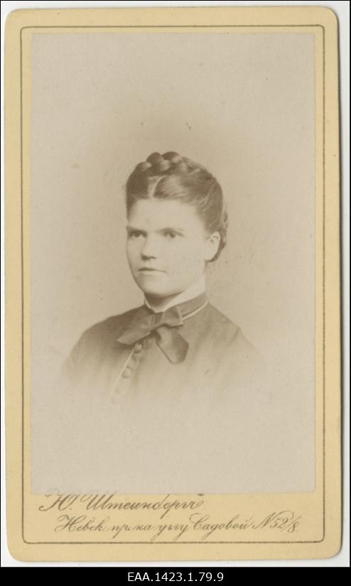Olga von Oberg, portreefoto