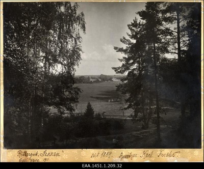 Vaade Sänna mõisa hoonetele eemalt  duplicate photo