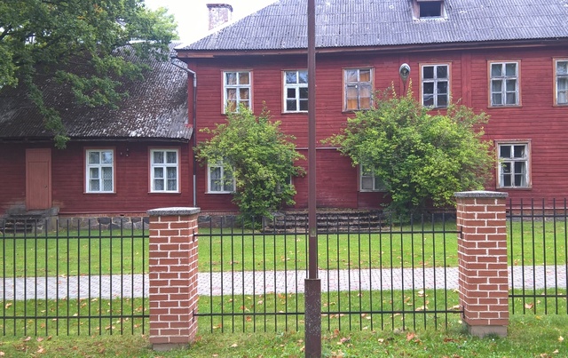 Patküla School in Tõrva, group picture rephoto