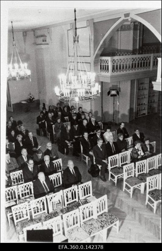 Tartu Ülikooli 70. aastapäevale pühendatud ajaloo konverents Tartu Ülikooli Ajaloo Muuseumis.