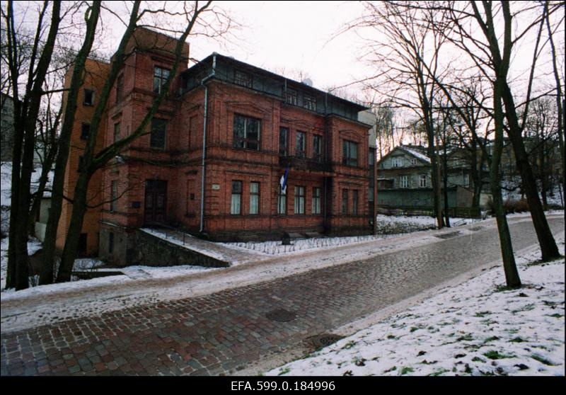 Kunstimuuseum Vallikraavi tänaval.