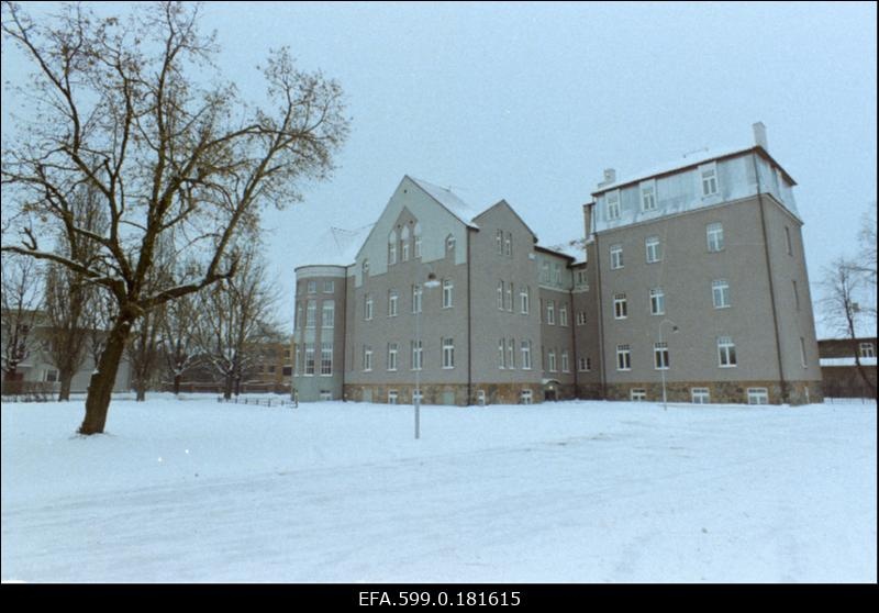 Tartu Ülikooli õigusteaduskonna hoone Juridicum Näituse tänavas.