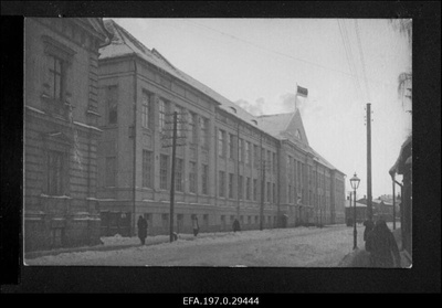 Vabadussõda. Tartu 2.Sõjaväehaigla Aia tänaval.  duplicate photo