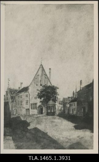 Vaade Dunkri tänavale. Die Rader str. mit blick A. D. Dunker str.