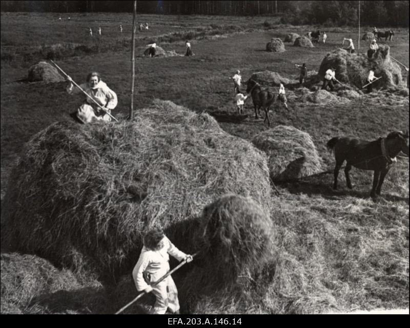 Kaader filmistuudio Tallinnfilm mängufilmist Põrgupõhja uus Vanapagan.