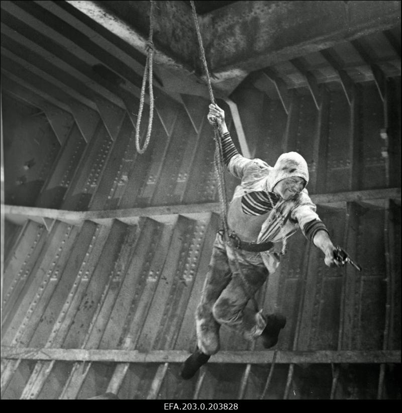 Tallinnfilmi mängufilm "Arabella, mereröövli tütar". Piraat Meremõrtsukas - Tõnu Kark.