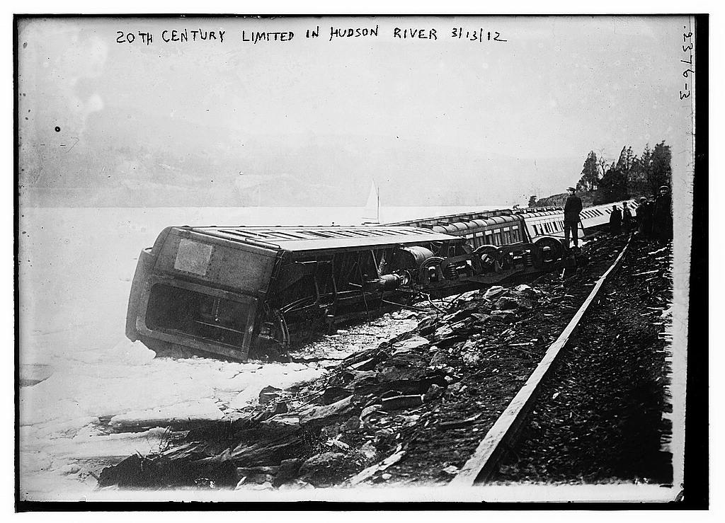 "20th Century" limited in Hudson River  (LOC)