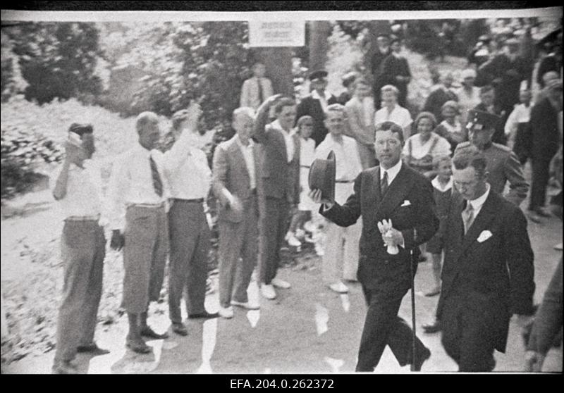 Rootsi kroonprintsi külaskäik Haapsallu 30ndatel aastatel.