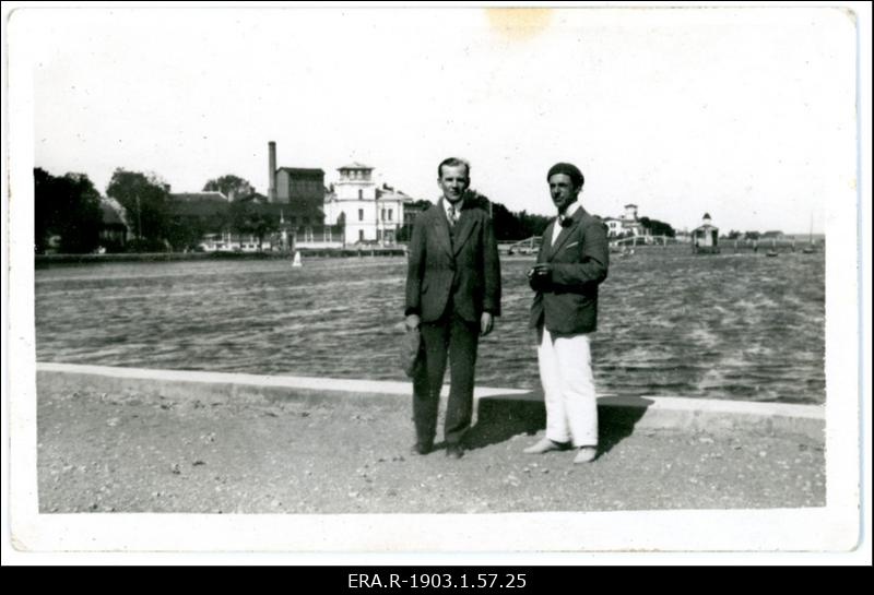 Roman Haavamägi-Espenberg ja Alekander Krims Haapsalus