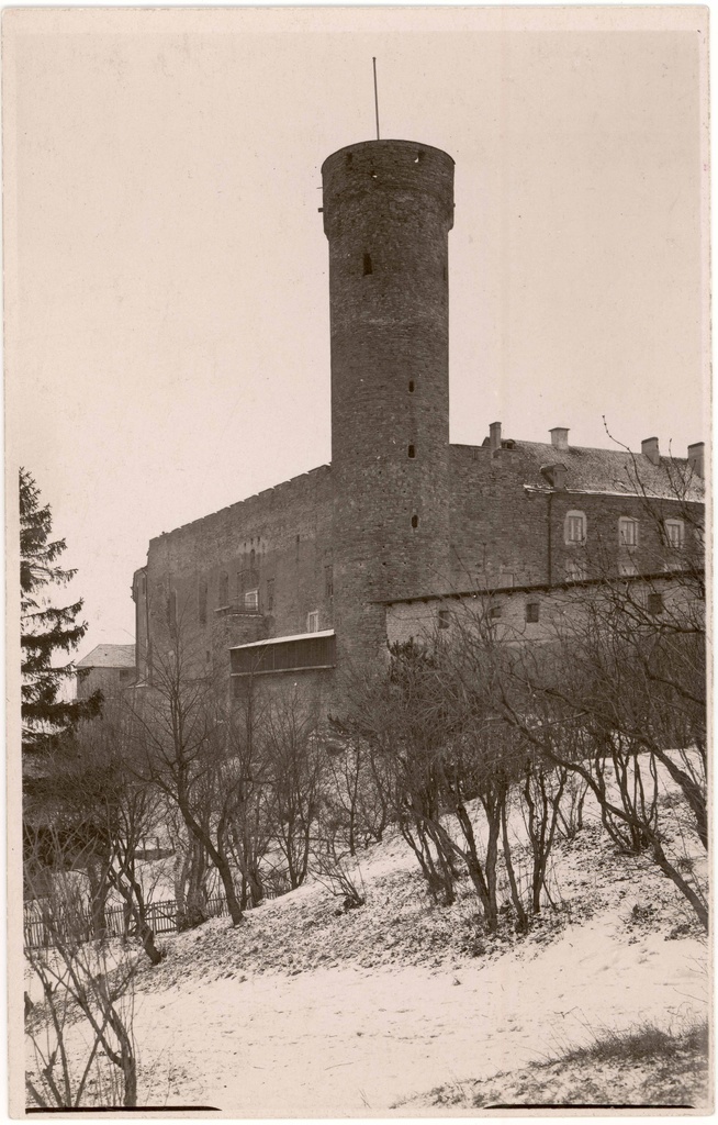 Toompea fortress. View of SW from Swedish bastion to Pikale Hermann