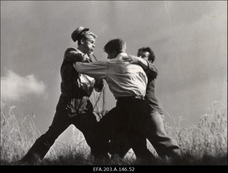 Kaader filmistuudio Tallinnfilm mängufilmist Põrgupõhja uus Vanapagan.