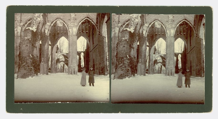 Tartu. Toomemägi. The library of the University of Tartu in the ruins of the Toomkirik and other buildings of the University of Tartu