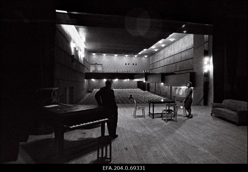 Võru kultuurimaja „Kannel“ teatrisaal.