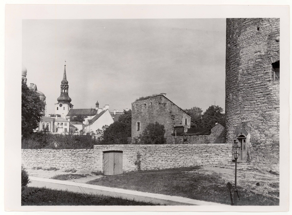 All-city. View Kiek in de Kök from next to the artillery tower in n- direction. In the back of the Toomkirik