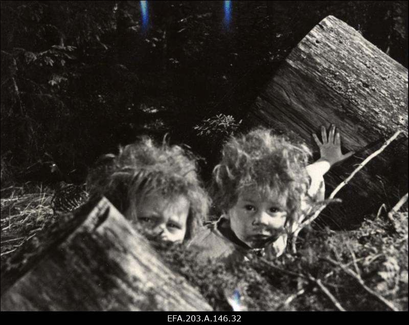 Kaader filmistuudio Tallinnfilm mängufilmist Põrgupõhja uus Vanapagan.