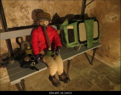 Kiek in de Köki kindlustustemuuseumi bastionikäikude ekspositsioon.  duplicate photo