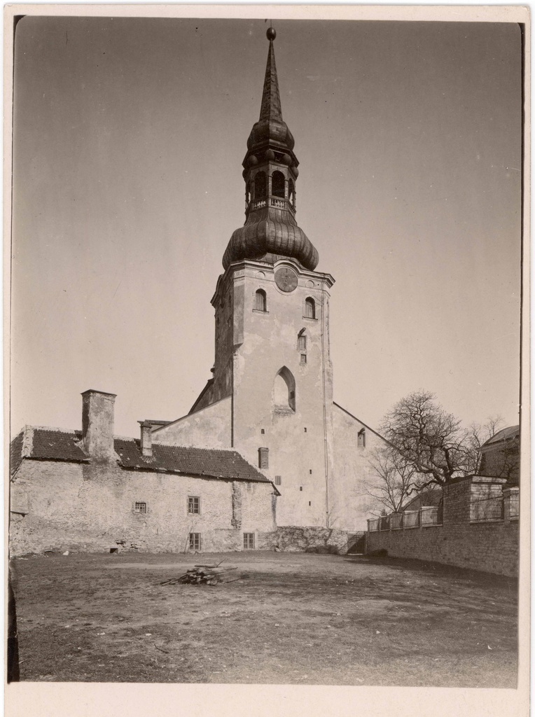 Outdoor view of the Tower W from the Piiskopiaia in this direction