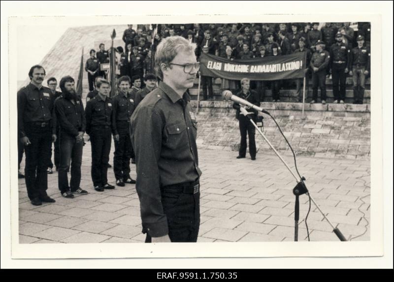 EÜE-84 töösuve avamine Tallinnas Maarjamäel I