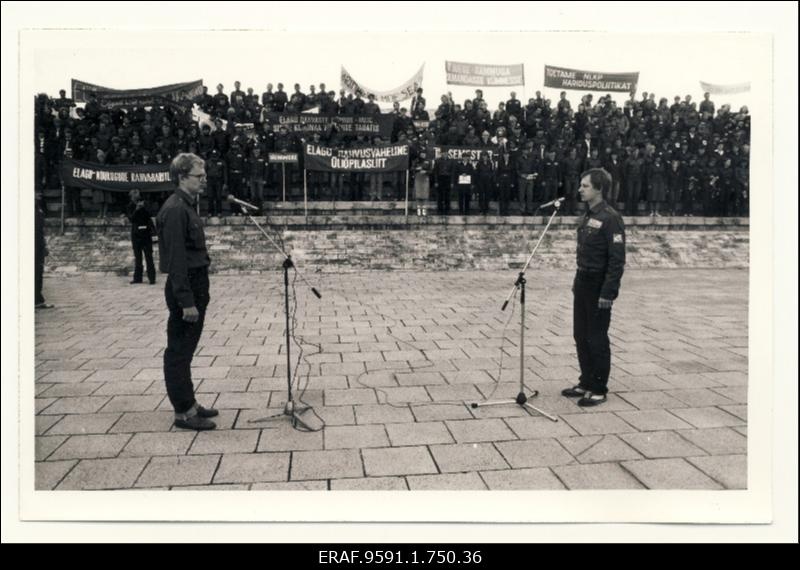 EÜE-84 töösuve avamine Tallinnas Maarjamäel I