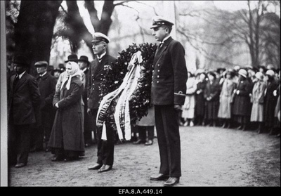 Vabadussõjas langenud soomlaste mälestussamba avamine Helsingis 27.mai  1923.a.  duplicate photo