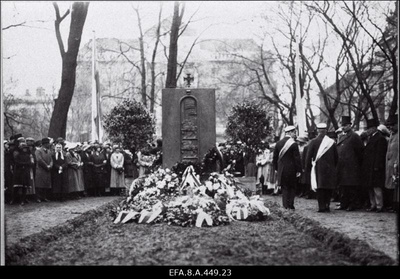 Vabadussõjas langenud soomlaste mälestussamba avamine Helsingis 27.mai  1923.a.  duplicate photo