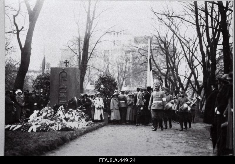 Vabadussõjas langenud soomlaste mälestussamba avamine Helsingis 27.mai  1923.a.