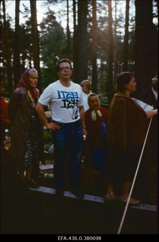 Võru vabadussamba taasavamine. Ajaloolane Tiit Noormets.