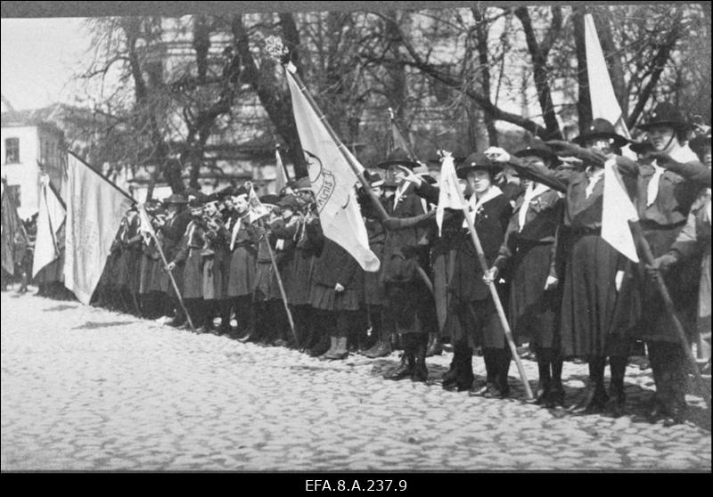 Vabadussõjas langenud soomlaste mälestussamba avamine Helsingis 27.mail 1923.a.
